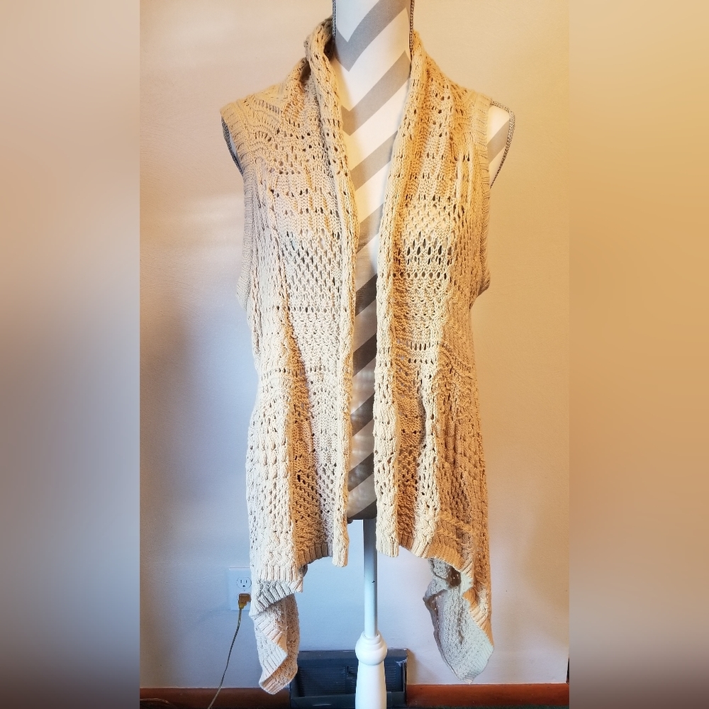 INC International Concepts Women Brown Cardigan L/X-Large